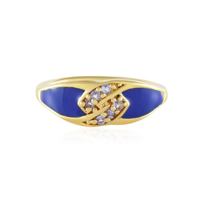 Anillo en plata con Tanzanita