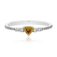 Anillo en oro con Diamante naranja SI2 (CIRARI)