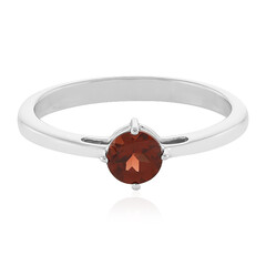 Anillo en plata con Granate de la India