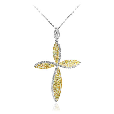 Collar en oro con Diamante amarillo SI2 (CIRARI)