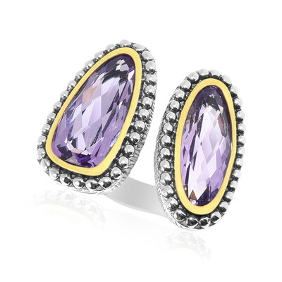 Anillo en plata con Amatista Rosa de Francia