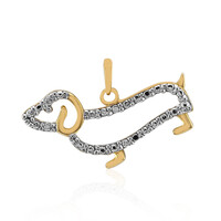 Colgante en plata con Diamante I2 (I)