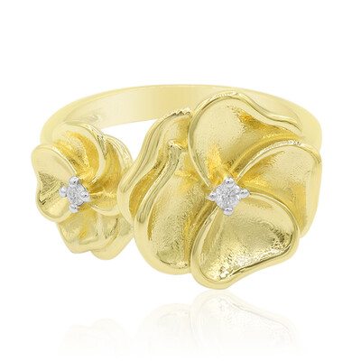 Anillo en plata con Diamante I1 (G) (Annette)