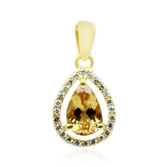 Colgante en plata con Escapolita cognac