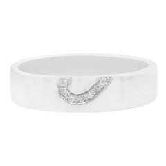 Anillo en plata con I1 (I) Diamante