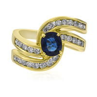 Anillo en oro con Zafiro de Ceilán (CIRARI)