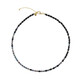 Collar en plata con Turmalina negra