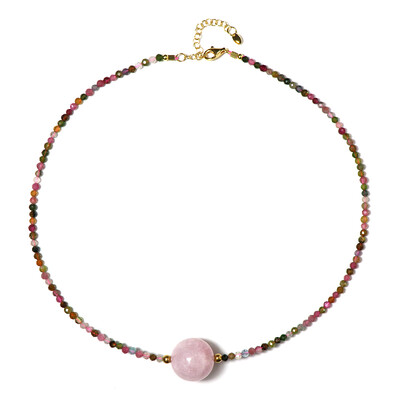Collar en plata con Morganita