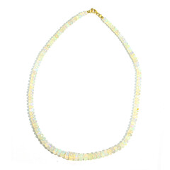 Collar en oro con Ópalo de Welo