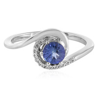 Anillo en plata con Tanzanita
