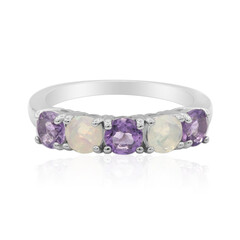 Anillo en plata con Amatista
