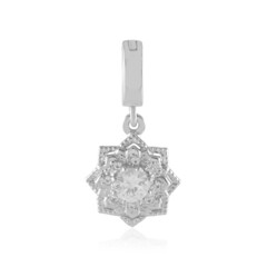 Colgante en plata con Zafiro blanco