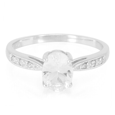 Anillo en plata con Petalita