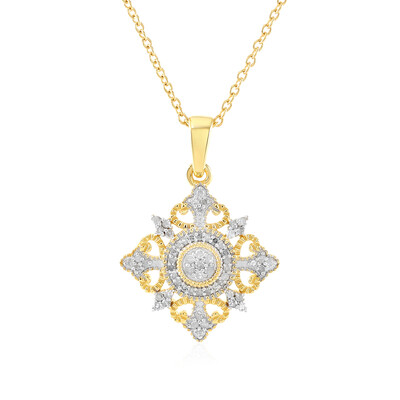 Collar en plata con Diamante I2 (J)