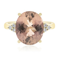 Anillo en oro con Turmalina neón del Congo (CIRARI)