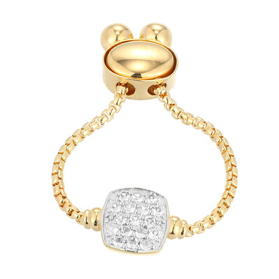 Anillo en plata con Topacio blanco (M de Luca)