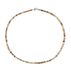 Collar en plata con Piedra de Luna