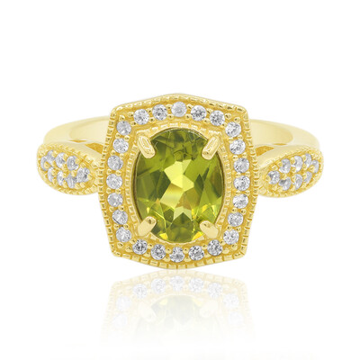 Anillo en plata con Peridoto