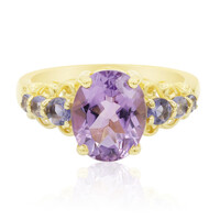 Anillo en plata con Amatista