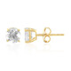 Pendientes en plata con Topacio blanco