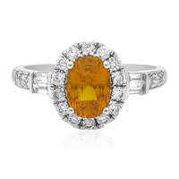 Anillo en oro con Zafiro amarillo (CIRARI)