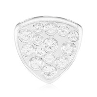 Colgante en plata con Zafiro blanco