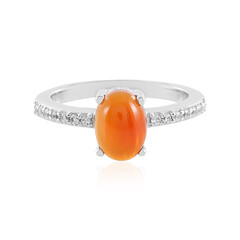 Anillo en plata con Ónix rojo