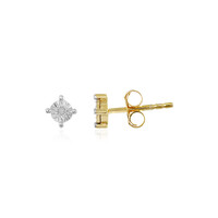 Pendientes en plata con Diamante I3 (J)