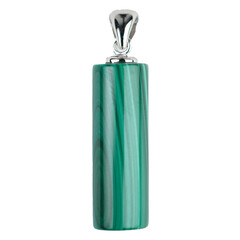 Colgante en plata con Malaquita