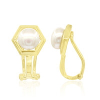 Clip de oreja en plata con Perla Freshwater (TPC)