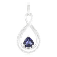 Colgante en plata con Iolita de Orissa