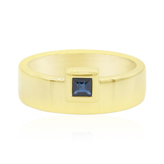 Anillo en plata con Zafiro azul