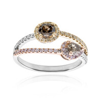 Anillo en oro con Diamante fancy SI2 (CIRARI)