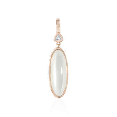 Colgante en plata con Piedra de Luna blanca (KM by Juwelo)