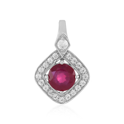 Colgante en plata con Rubí de Madagascar