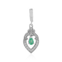 Colgante en plata con Esmeralda de Etiopía