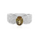 Anillo en oro con Tanzanita amarilla sin calentar