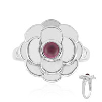 Anillo en plata con Rodolita del Valle Rift (Remy Rotenier)