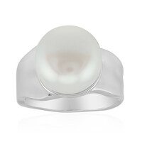 Anillo en plata con Perla blanca Freshwater