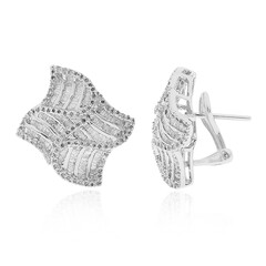 Pendientes en oro con Diamante I1 (H)