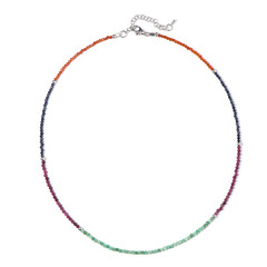 Collar en plata con Rubí de Mozambique