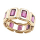 Anillo en oro con Granate Magenta (de Melo)