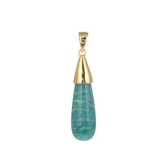 Colgante en plata con Amazonita