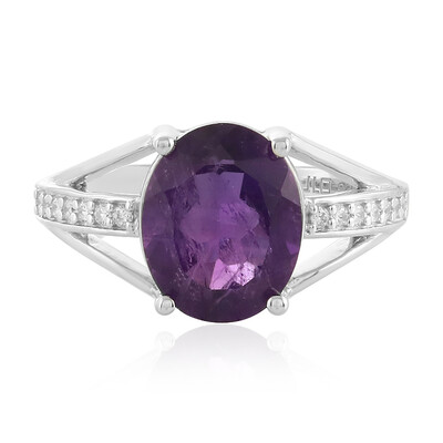 Anillo en plata con Amatista