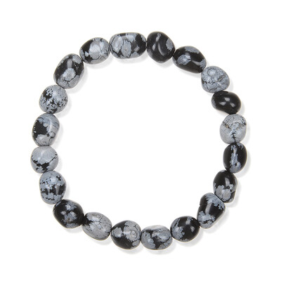 Brazalete con Obsidiana Copo de Nieve