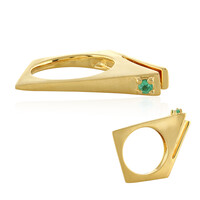 Anillo en plata con Esmeralda de Colombia