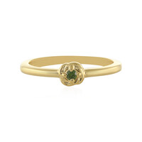 Anillo en plata con Diamante I3 verde