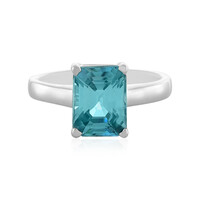 Anillo en plata con Zircón de Ratanak Kirí