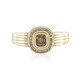 Anillo en oro con Diamante chocolate SI2 (de Melo)