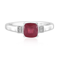 Anillo en plata con Rubí de Bemainty